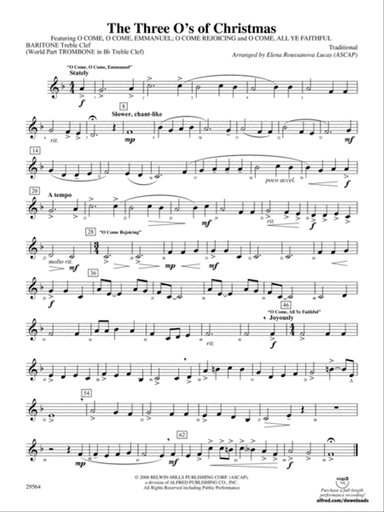 The Three O's of Christmas: Baritone T.C.