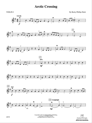 Arctic Crossing: 1st Violin