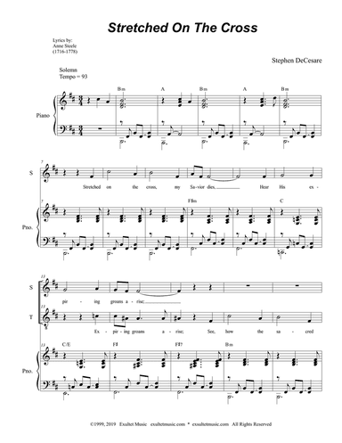Stretched On The Cross (Duet for Soprano and Tenor Solo)