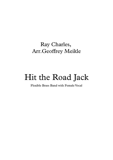 Hit The Road Jack
