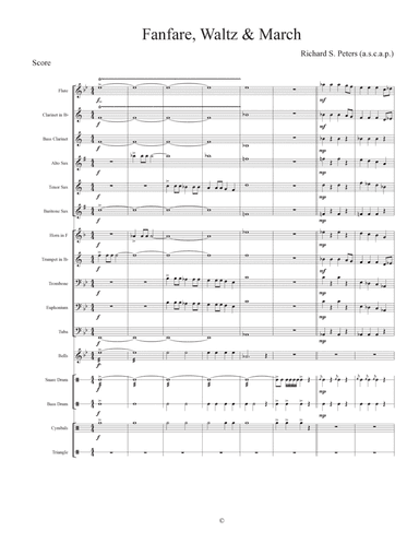 Fanfare, Waltz & March