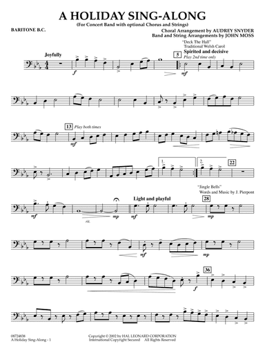 A Holiday Sing-Along - Baritone B.C.