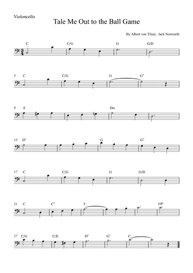 Take Me Out To The Ball Game