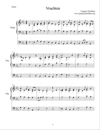 Vruchten - This Joyful Eastertide - Alternate Harmonization