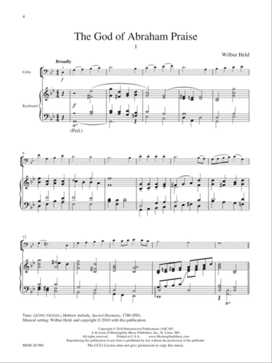 The God of Abraham Praise (Downloadable)