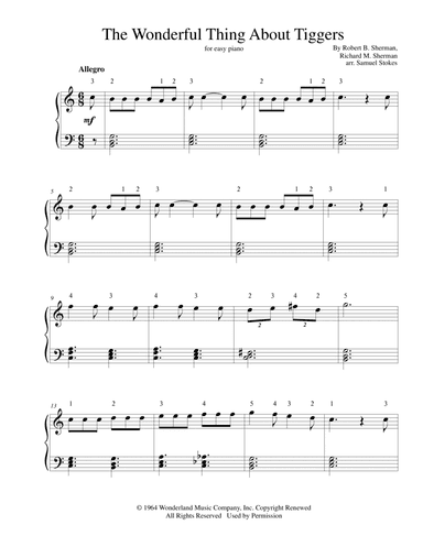 The Wonderful Thing About Tiggers*