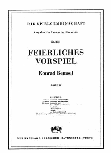 Feierliches Vorspiel