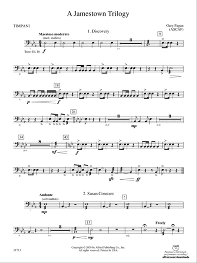 A Jamestown Trilogy: Timpani