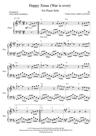 Happy Xmas (war Is Over)