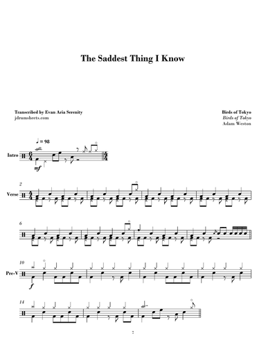 The Saddest Thing I Know