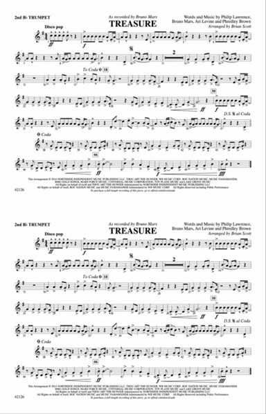 Treasure: 2nd B-flat Trumpet