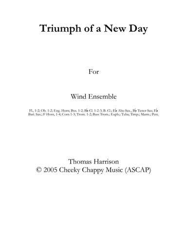 Triumph of a New Day