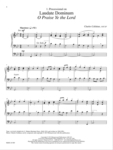 Processional on Laudate Dominum (Downloadable)