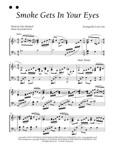 Smoke Gets In Your Eyes