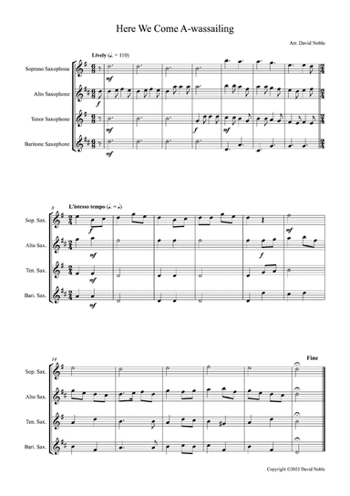 Here We Come A-wassailing