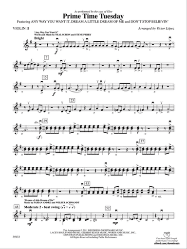 Prime Time Tuesday: 2nd Violin