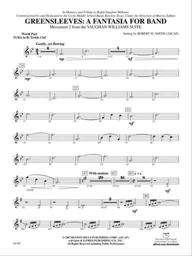 Greensleeves: (wp) B-flat Tuba T.C.