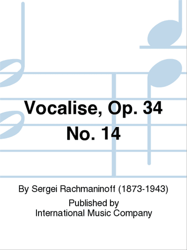 Vocalise, Op. 34 No. 14