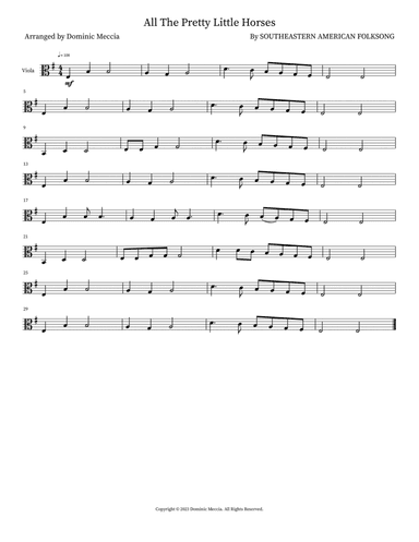 All The Pretty Little Horses