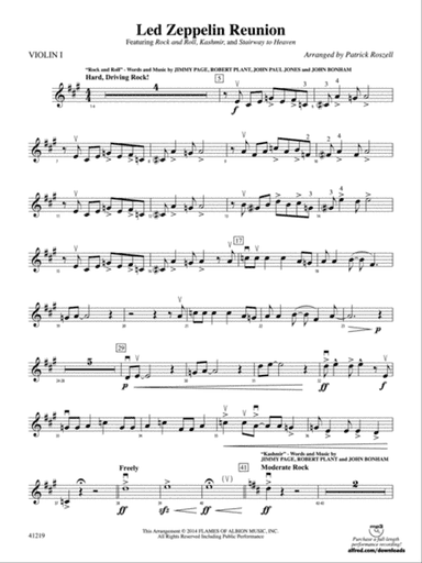 Led Zeppelin Reunion: 1st Violin