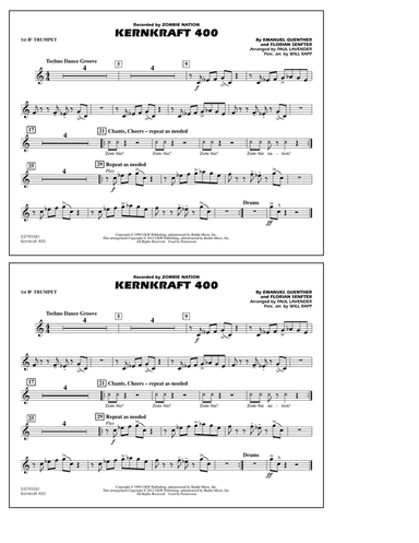 Kernkraft 400 (arr. Paul Lavender) - 1st Bb Trumpet