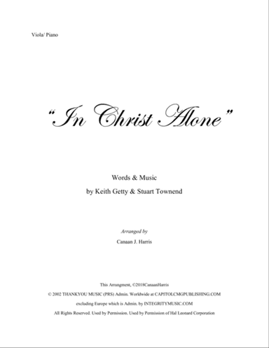 In Christ Alone