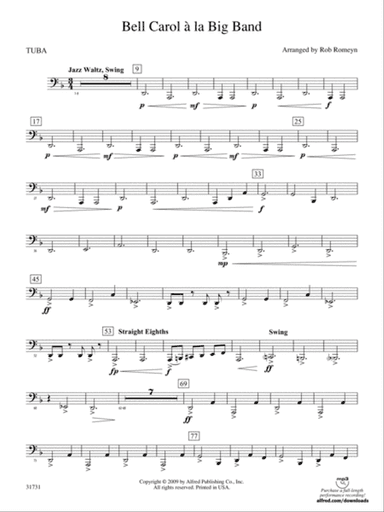 Bell Carol a la Big Band: Tuba