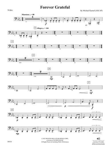 Forever Grateful: Tuba