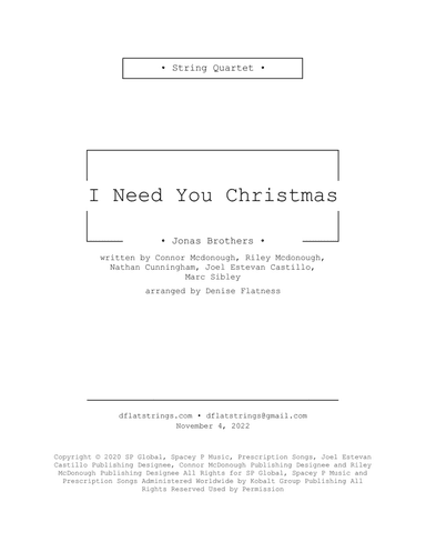 I Need You Christmas