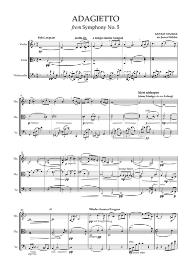 Adagietto from Symphony No. 5