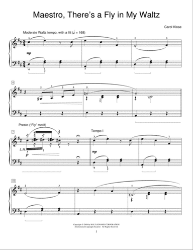 Maestro, There's A Fly In My Waltz