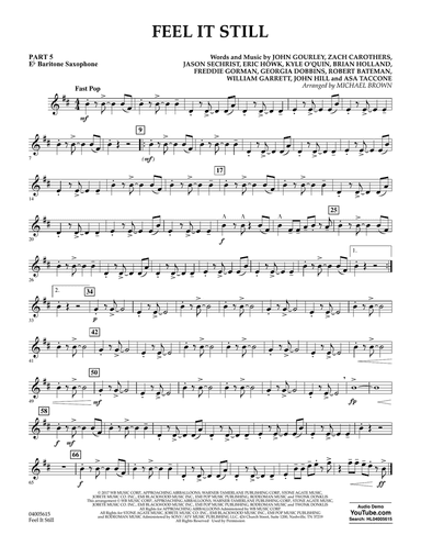 Feel It Still - Pt.5 - Eb Baritone Saxophone