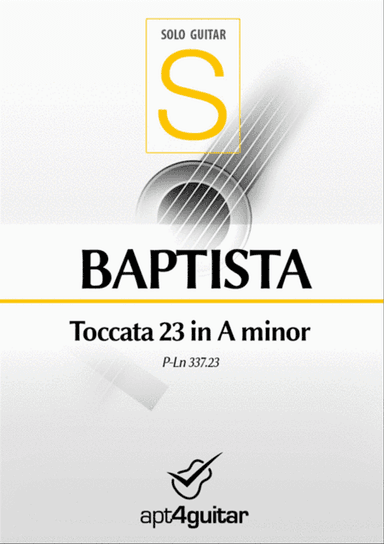Toccata 23 in A minor