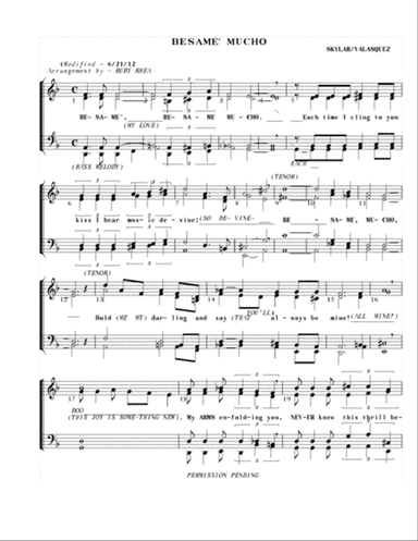 Besame Mucho (Kiss Me Much)
