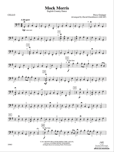 Mock Morris: Cello