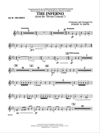 The Inferno: 3rd B-flat Trumpet