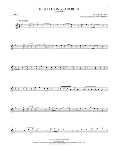 High Flying, Adored (from Evita)