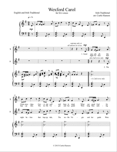 Wexford Carol (SA)