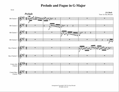 Prelude and Fugue in G-Major (BWV 541)