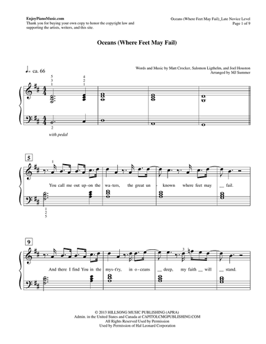 Oceans (Where Feet May Fail)