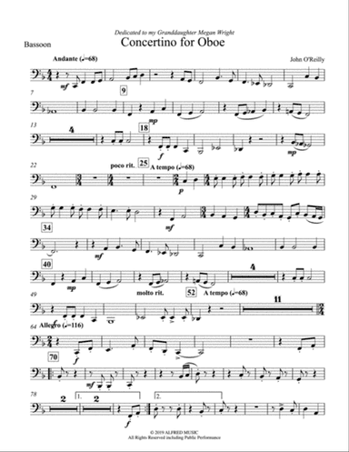 Concertino for Oboe: Bassoon