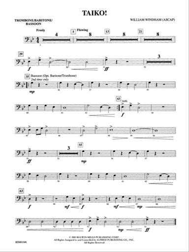 Taiko!: 1st Trombone