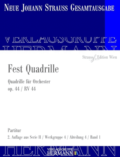 Fest Quadrille Op. 44 RV 44