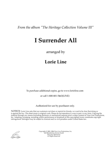I Surrender All