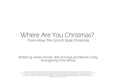 Where Are You Christmas?