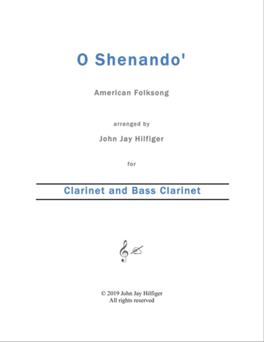 Shenandoah for Clarinet and Bass Clarinet