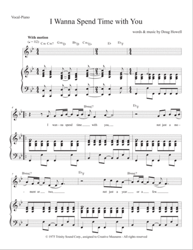 I Wanna Spend Time with You