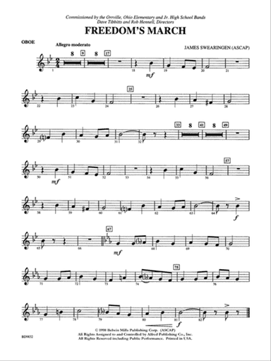 Freedom's March: Oboe