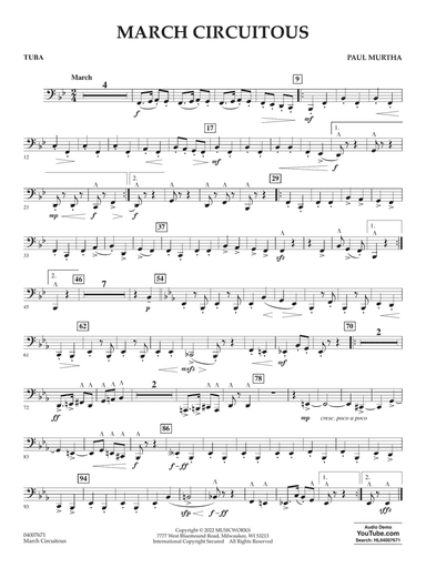 March Circuitous - Tuba