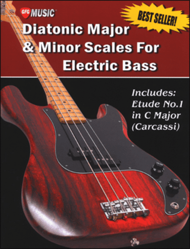 Diatonic Major and Minor Scales for Electric Bass